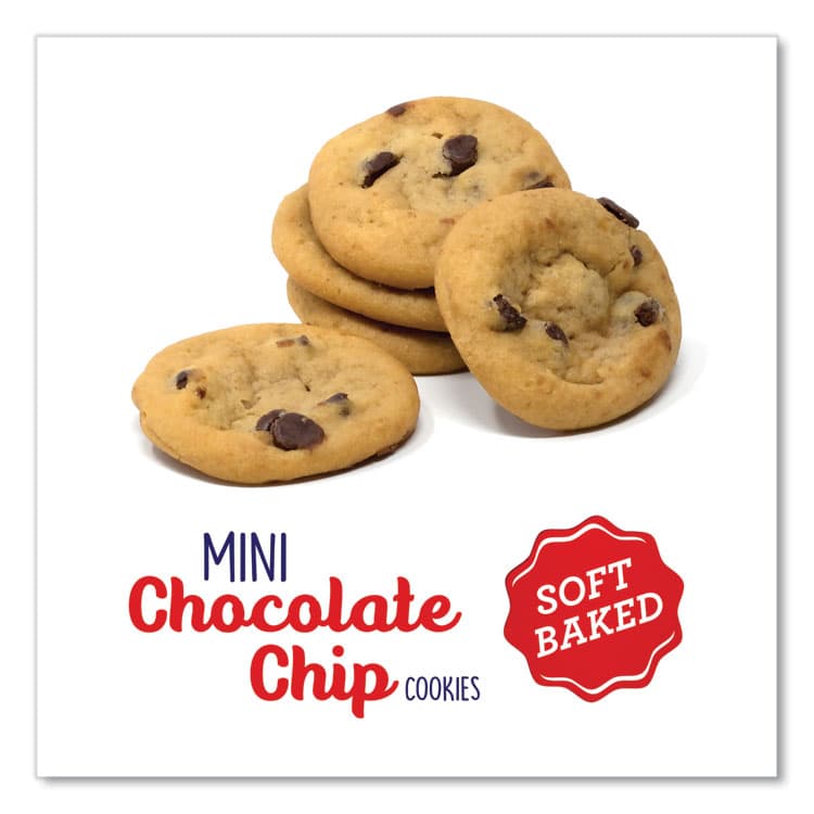 GENERAL MILLS Soft Baked Mini Chocolate Chip Cookies, 1.5 oz Pouch, 28/Pack (GRR22002056) thumbnail 2