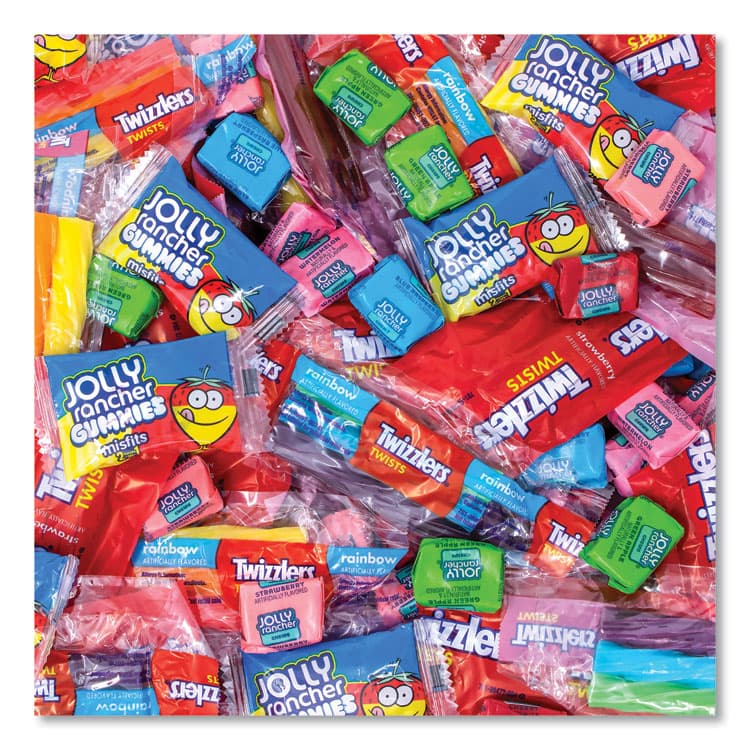 NATIONAL BRAND Twizzlers and Jolly Rancher Sweets Assortment Bulk Variety, Assorted Flavors, 260/Pack (GRR22002061) thumbnail 3