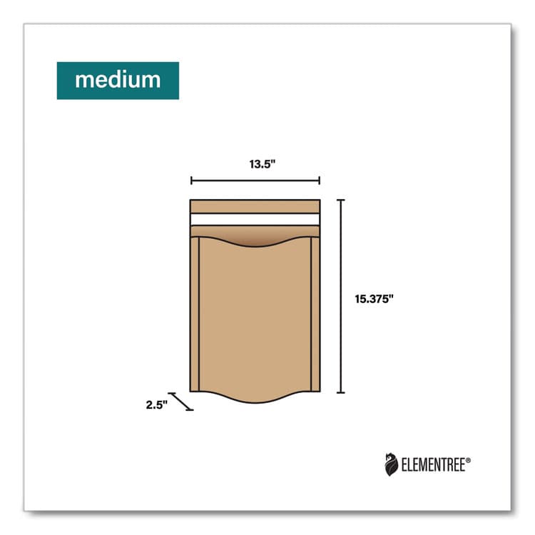 PARIS CORPORATION Expandable Mailer, Self-Adhesive Closure, 13.5 x 15.37 x 2.5, Kraft, 250/Carton (PRB01915) thumbnail 4