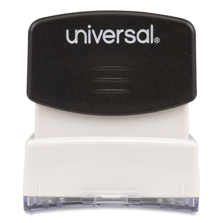 UNIVERSAL OFFICE PRODUCTS Message Stamp, POSTED, Pre-Inked One-Color, Red (UNV10065) thumbnail 4