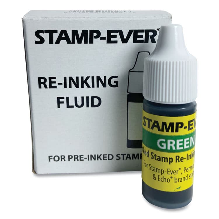 TRODAT Refill Ink for Clik! and Universal Stamps, 7 mL Bottle, Green (USSIG64) thumbnail 2