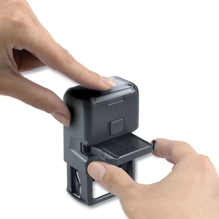 TRODAT T4727 Printy Replacement Pad for Trodat Self-Inking Stamps, 1.63" x 2.5", Black (USSP4727BK) thumbnail 2