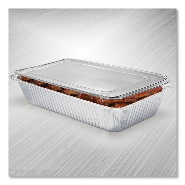HFA Steam Table Pan Lids, Full Curl Edge, Fits Full-Size Pan, 0.62" Deep, 12.87 x 20.81, 50/Carton (HFA20504550FC) thumbnail 4