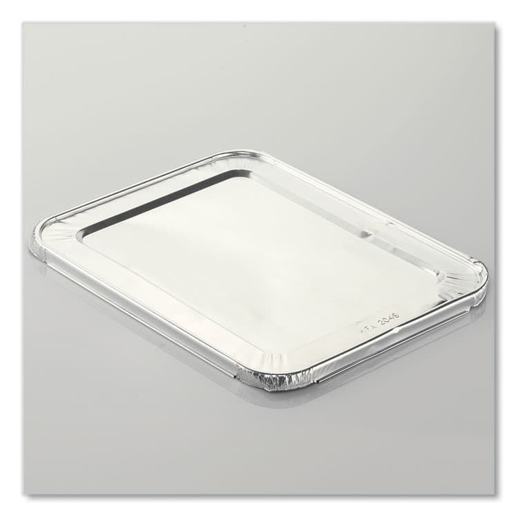 HFA Steam Table Pan Lids, Full Curl Edge, Fits Half-Size Pan, 0.62" Deep, 11.16 x 12.75, 100/Carton (HFA204930100FC) thumbnail 4