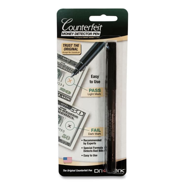 DRI-MARK PRODUCTS Smart Money Pen for USD, Black (DRI351B1) thumbnail 2