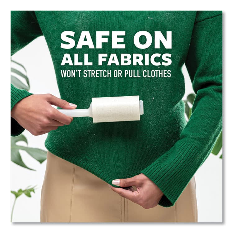 3M/COMMERCIAL TAPE DIV. Greener Clean Lint Roller, 70 Sheets/Roll (MMM841RS70) thumbnail 3