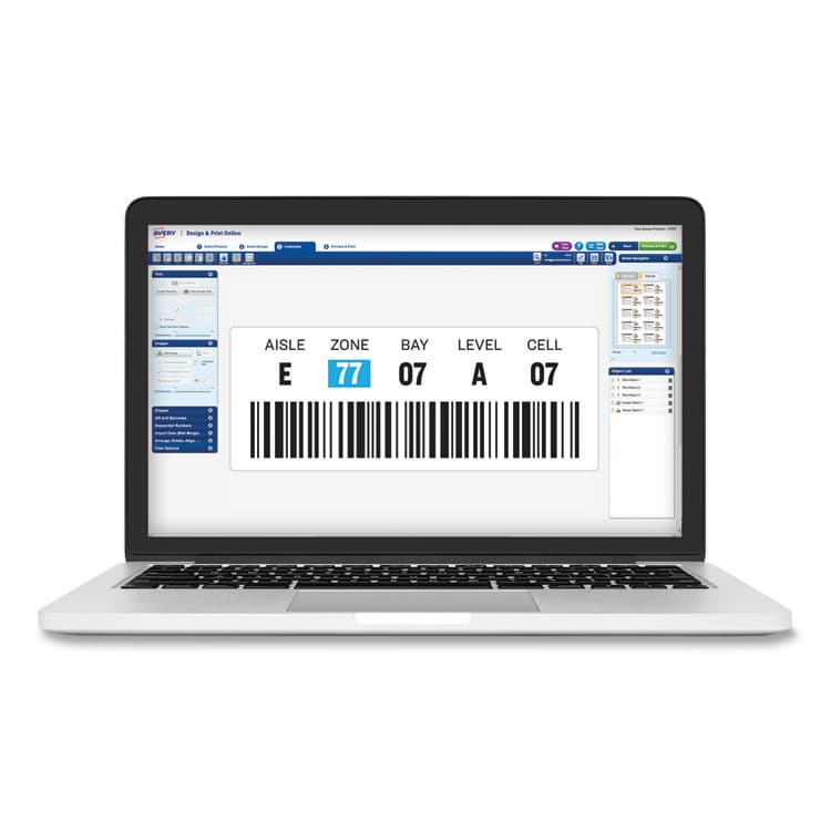 AVERY PRODUCTS CORPORATION Surface Safe ID Labels, 3 x 5, White, 4/Sheet, 50 Sheets/Box (AVE61504) thumbnail 4