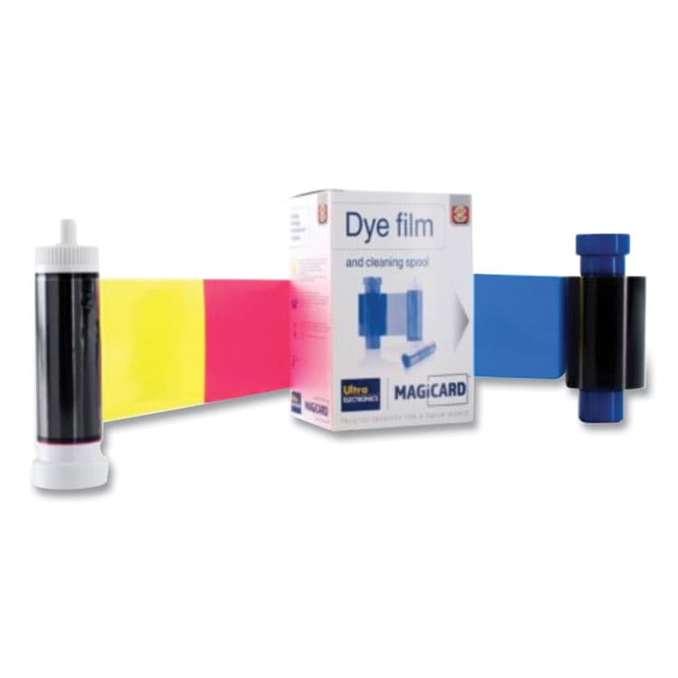MAGICARD MA300YMCKO Printer Ribbon, Black/Cyan/Magenta/Yellow (SRXMA300YMCKO) thumbnail 2