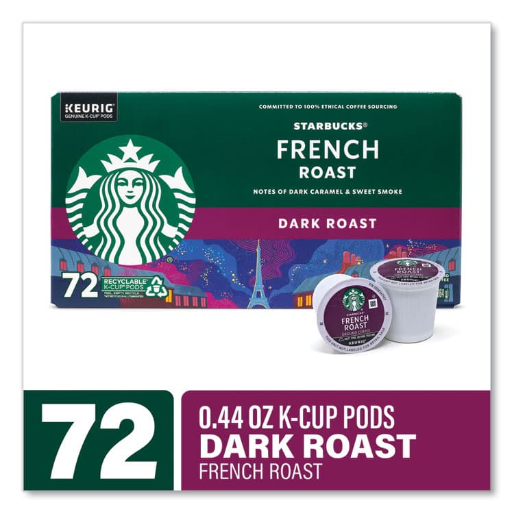 KEURIG DR PEPPER French Roast K-Cups, 72/Carton (GRR22002159) thumbnail 4