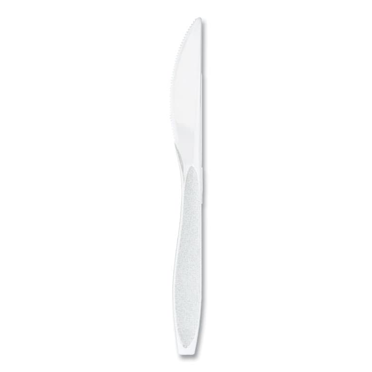 DART Impress Heavyweight Full-Length Polystyrene Cutlery, Knife, Plastic, White, 100/Box, 10 Boxes/Carton (SCCHSWKX0007)