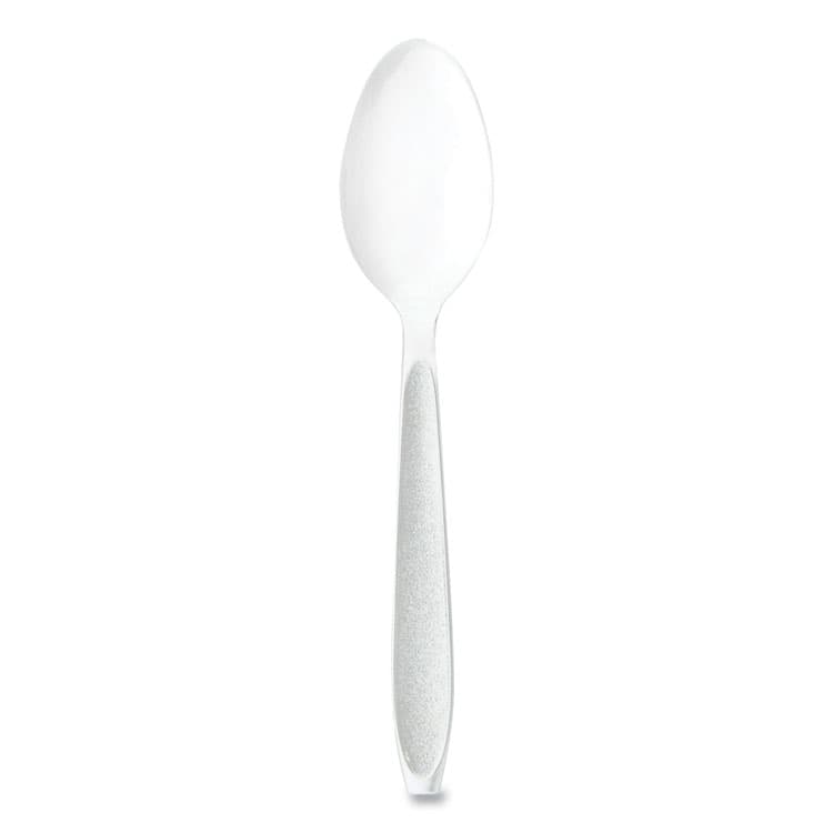 DART Impress Heavyweight Full-Length Polystyrene Cutlery, Spoon, Plastic, White, 100/Box, 10 Boxes/Carton (SCCHSWTX0007)