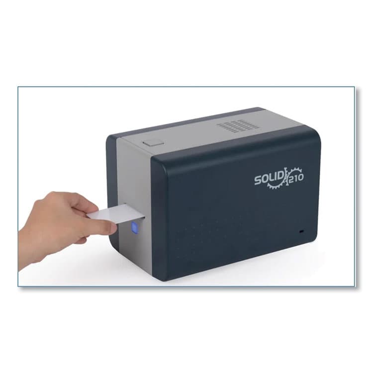 BAUMGARTENS Solid 210 Hand Fed Desktop ID Printer (SRX38210) thumbnail 2