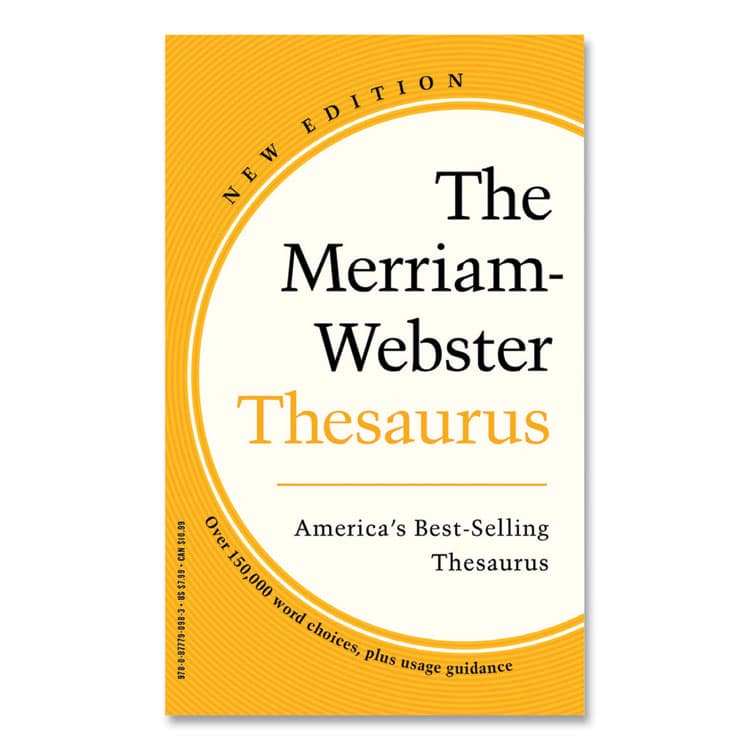 ADVANTUS CORPORATION Merriam-Webster Thesaurus, Paperback, 832 Pages (MER0983)