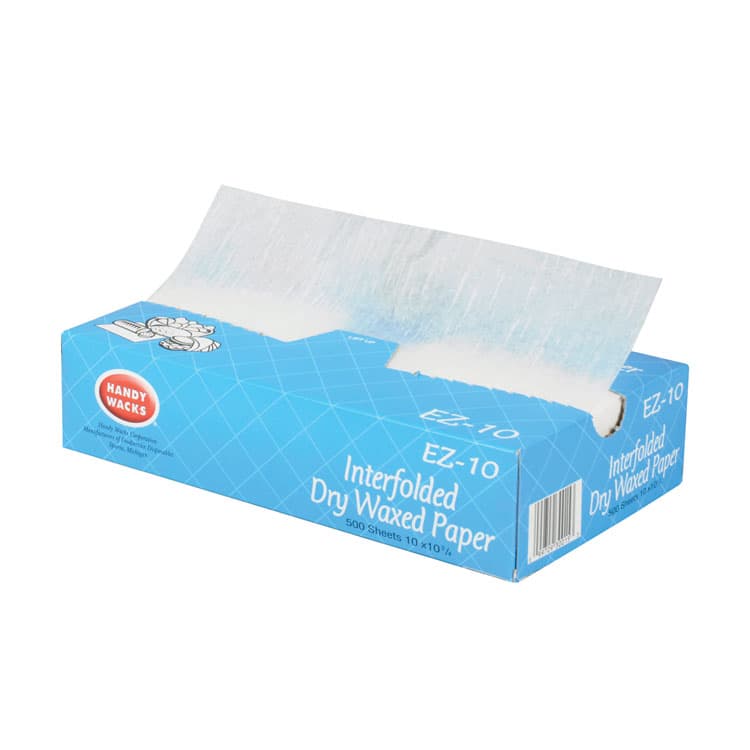 HANDY WACKS CORPORATION Interfolded Dry Waxed Paper Deli Sheets, 10.75 x 10, 500/Box, 12 Boxes/Carton (HWAEZ10)