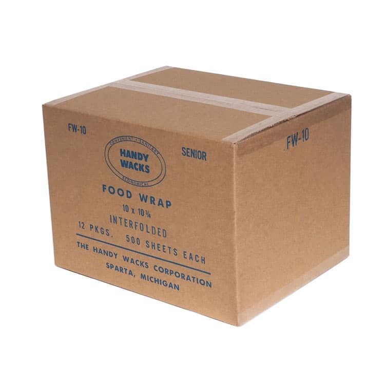 HANDY WACKS CORPORATION Interfolded Food Wrap Deli Sheets, 10.75 x 10, 500/Box, 12 Boxes/Carton (HWAFW10) thumbnail 3