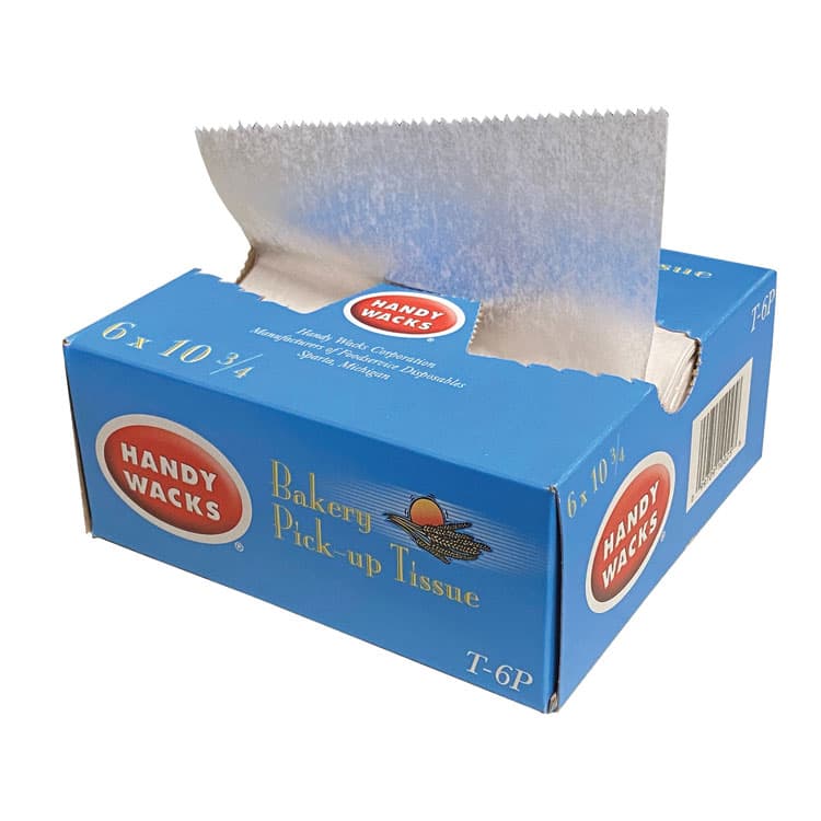 HANDY WACKS CORPORATION Bakery Pick-up Tissue Deli Sheets, 10.75 x 6, 1,000/Box, 10 Boxes/Carton (HWAT6P)