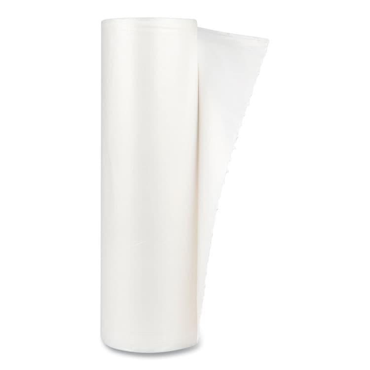 INTEGRATED BAGGING SYSTEMS High-Density Commercial Can Liner Value Pack, 45 gal, 11 mic, 40" x 46", Clear, Interleaved Roll, 25 Bags/Roll, 10 Rolls/CT (IBSVALH4048N12)