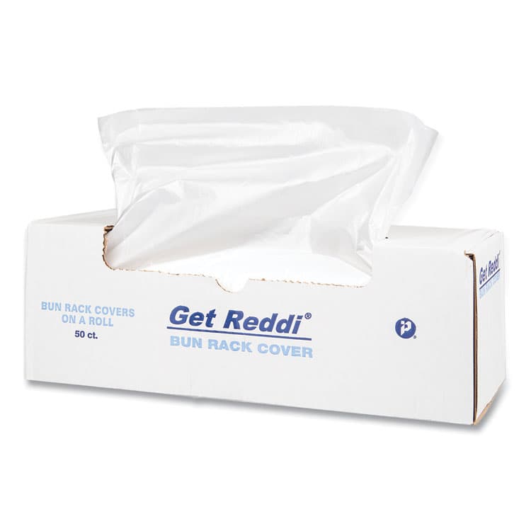 INTEGRATED BAGGING SYSTEMS Bun-Rack/Pan-Cover Film, 60 x 80, 50/Carton (IBSBR60X80)