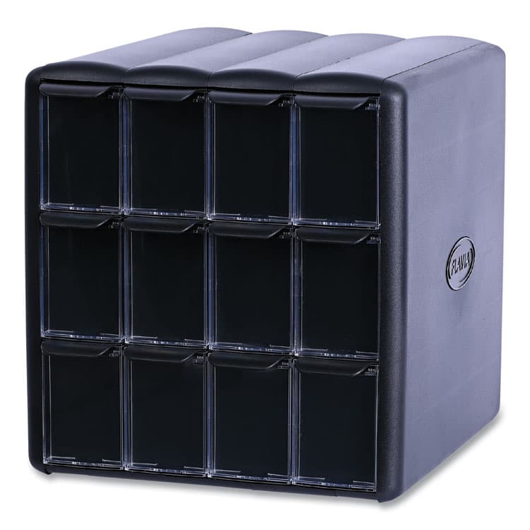 LAVAZZA Four Column Merchandiser, 12 Compartments, 15.2 x 17.2 x 16.3, Black (LAV25200002)