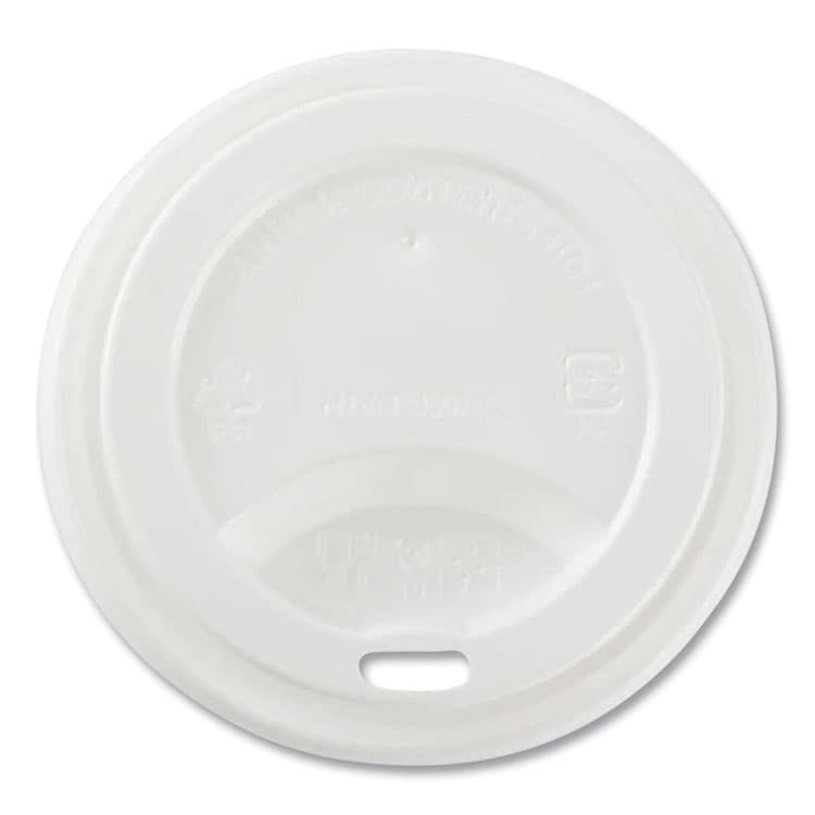 KARAT BY LOLLICUP Hot Cup Lids, Sipper Lid, Fits 8 oz Hot Cups, Plastic, White, 1,000/Carton (KRTCKDL508WPP)