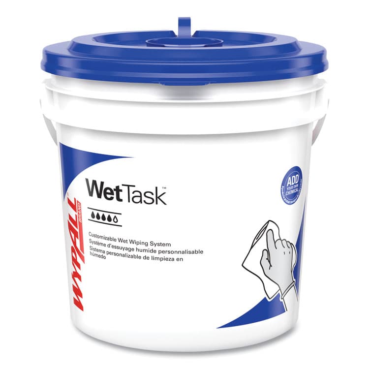 KIMBERLY CLARK Power Clean Wipers for WetTask Customizable Wet Wiping System with (1) Bucket, 6 x 12, Unscented, 95/Roll, 6 Rolls/Carton (KCC06001) thumbnail 4