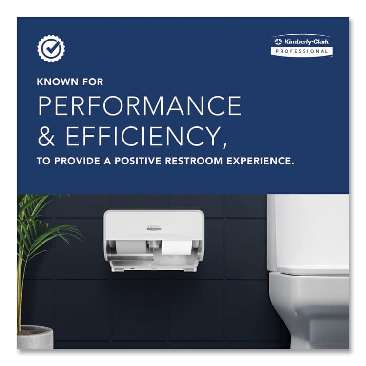 KIMBERLY CLARK JRT Jr. Escort Jumbo Bathroom Tissue Dispenser, 13.33 x 5.75 x 16, Smoke (KCC09507) thumbnail 4