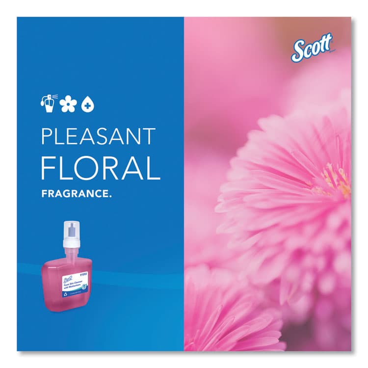 KIMBERLY CLARK Pro Foam Skin Cleanser with Moisturizers Refill, Citrus Floral Scent, 1.2 L, 2/Carton (KCC91592) thumbnail 3