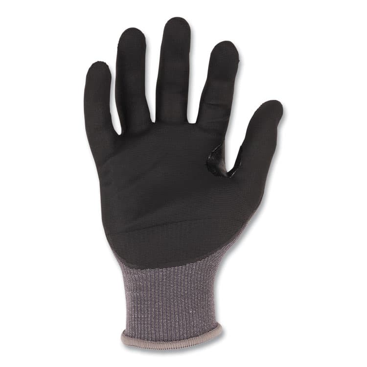 ERGODYNE CORPORATION ProFlex 7043 ANSI A4 Nitrile Coated CR Gloves, EN388: 4X42D, 9" Long, Small, Gray, Pair (EGO10522) thumbnail 4