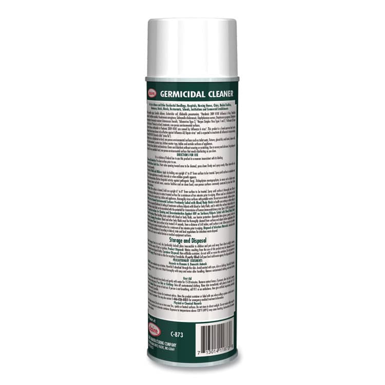 PLZ CORP Germicidal Cleaner, Floral Scent, 19 oz Aerosol Spray (CGC873EA) thumbnail 4