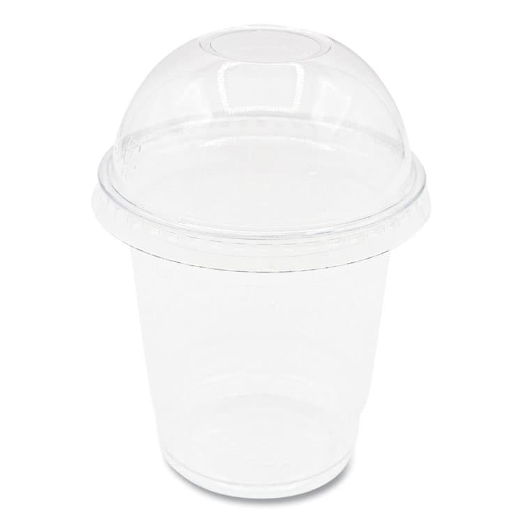 KARAT BY LOLLICUP PET Lids, Dome Lid, Fits 8 oz to 10 oz Cold Cups, Plastic, Clear, 1,000/Carton (KRTCKDL78) thumbnail 4