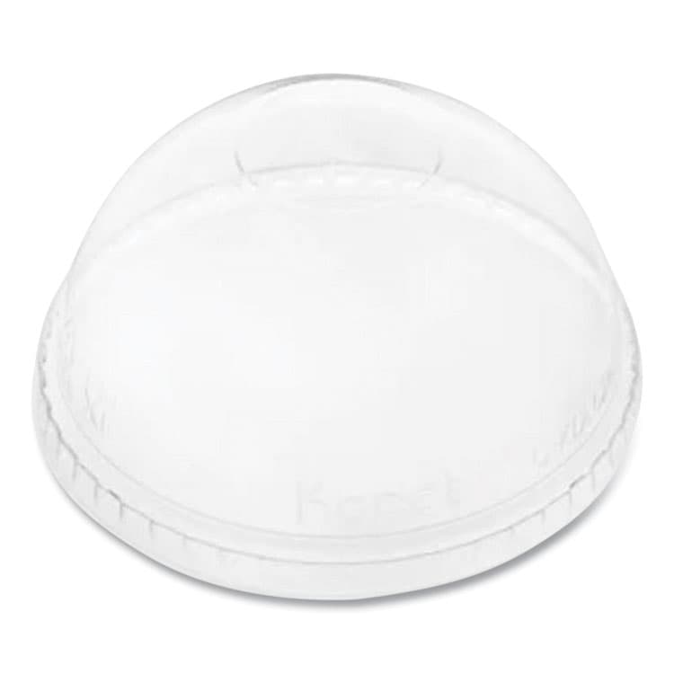 KARAT BY LOLLICUP PET Lids, No Hole Dome Lid, Fits 12 oz to 24 oz Cold Cups, Plastic, Clear, 1,000/Carton (KRTCKDL626NH)