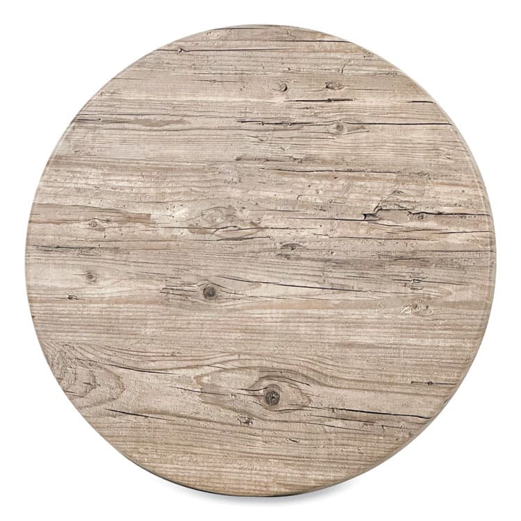 JMC FURNITURE Topalit Tables, Round, 36" dia x 29"h, Gray Top, Black Aluminum Base/Legs (JMC106C36R7) thumbnail 2