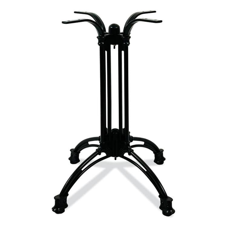 JMC FURNITURE Topalit Tables, Square, 32 x 32 x 29, Silver Top, Black Aluminum Base/Legs (JMC106C32322) thumbnail 2