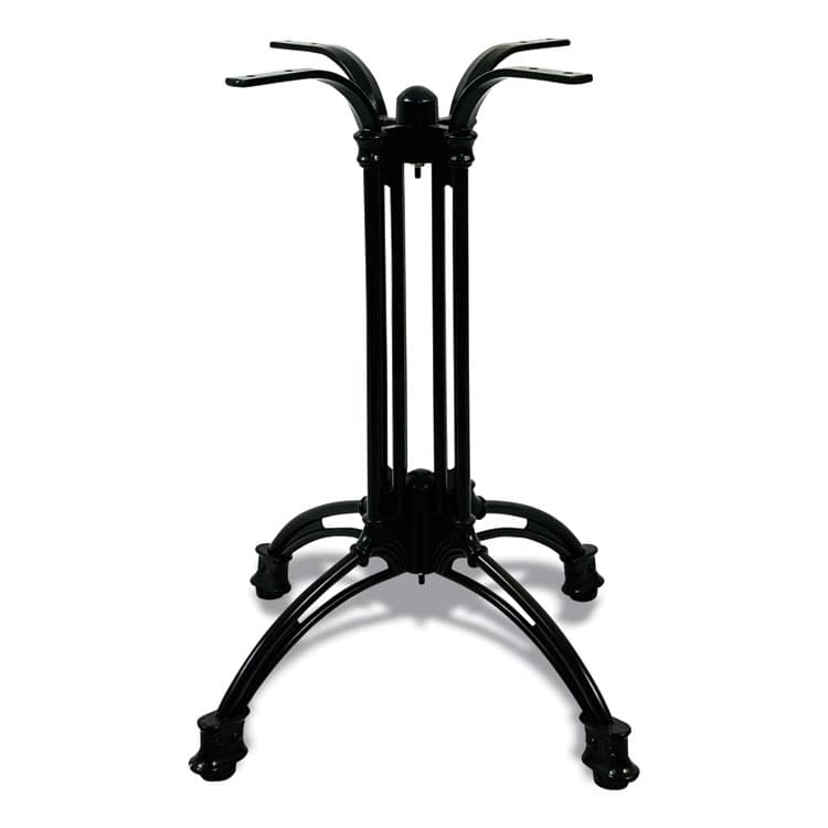 JMC FURNITURE Topalit Tables, Square, 32 x 32 x 29, Gray Top, Black Aluminum Base/Legs (JMC106C32327) thumbnail 2