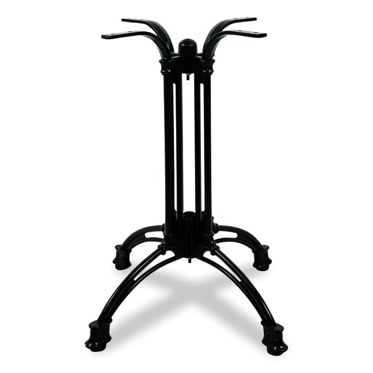 JMC FURNITURE Topalit Tables, Round, 36" dia x 29"h, Silver Top, Black Aluminum Base/Legs (JMC106C36R2) thumbnail 2