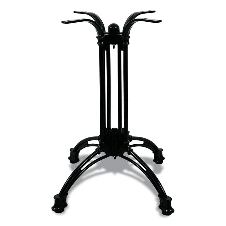 JMC FURNITURE Topalit Tables, Round, 36" dia x 29"h, Gray Top, Black Aluminum Base/Legs (JMC106C36R7) thumbnail 3