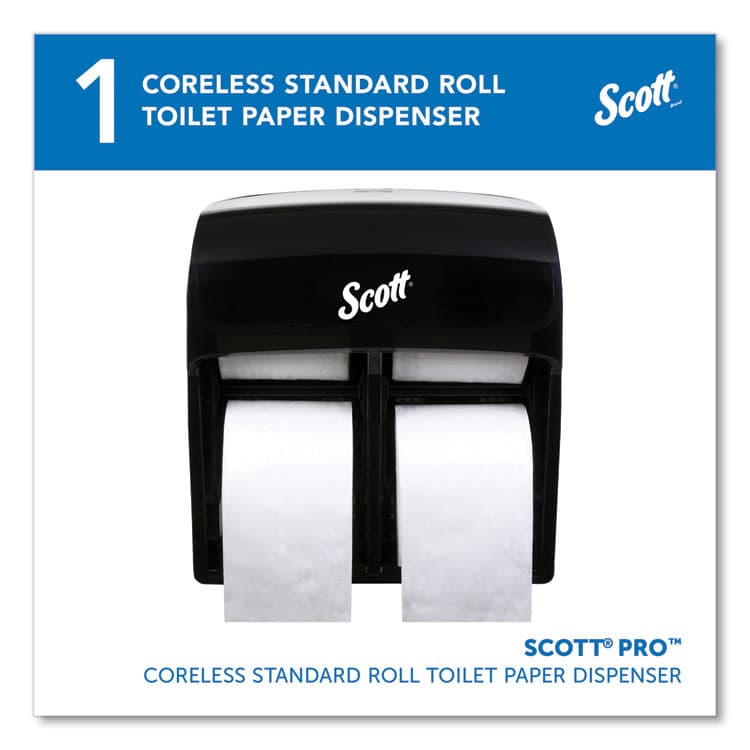 KIMBERLY CLARK Pro High Capacity Coreless SRB Tissue Dispenser, 11.25 x 6.31 x 12.75, Black (KCC44518) thumbnail 2
