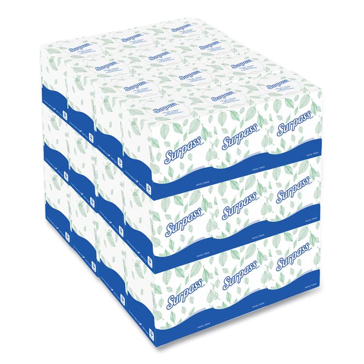 KIMBERLY CLARK Facial Tissue for Business, Pop-Up Box, 2-Ply, White, 90 Sheets/Box, 36 Boxes/Carton (KCC21320)