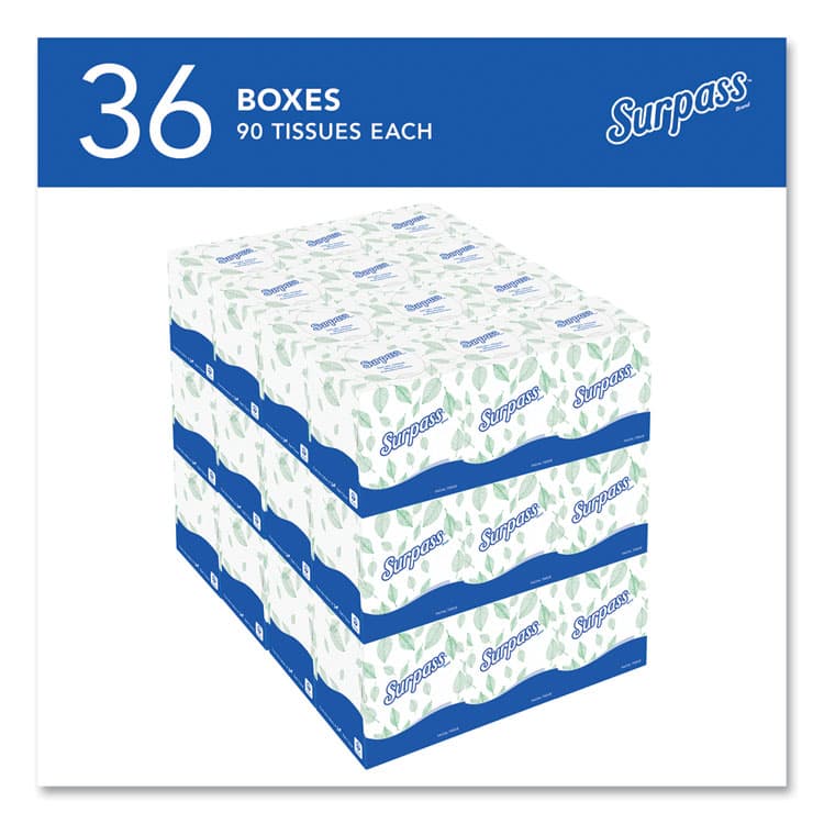 KIMBERLY CLARK Facial Tissue for Business, Pop-Up Box, 2-Ply, White, 90 Sheets/Box, 36 Boxes/Carton (KCC21320) thumbnail 3