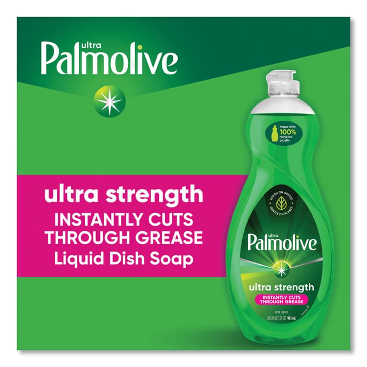 COLGATE PALMOLIVE, IPD. Dish Soap Liquid, Green Scent, 32.5 oz Bottle, 9/Carton (CPCUS04282CT) thumbnail 3