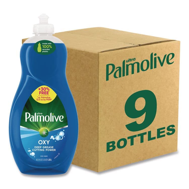 COLGATE PALMOLIVE, IPD. Oxy Dishwashing Liquid, Fresh Scent, 32 oz Bottle, 9/Carton (CPCUS04273CT)