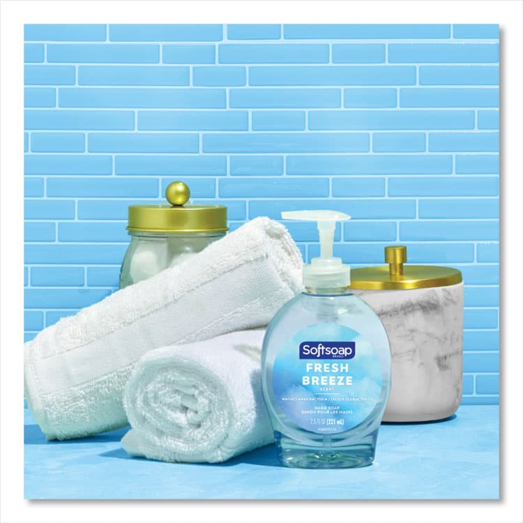 COLGATE PALMOLIVE, IPD. Softsoap Liquid Hand Soap Pumps, Fresh Breeze Scent, 7.5 oz, 6/Carton (CPCUS04964CT) thumbnail 4