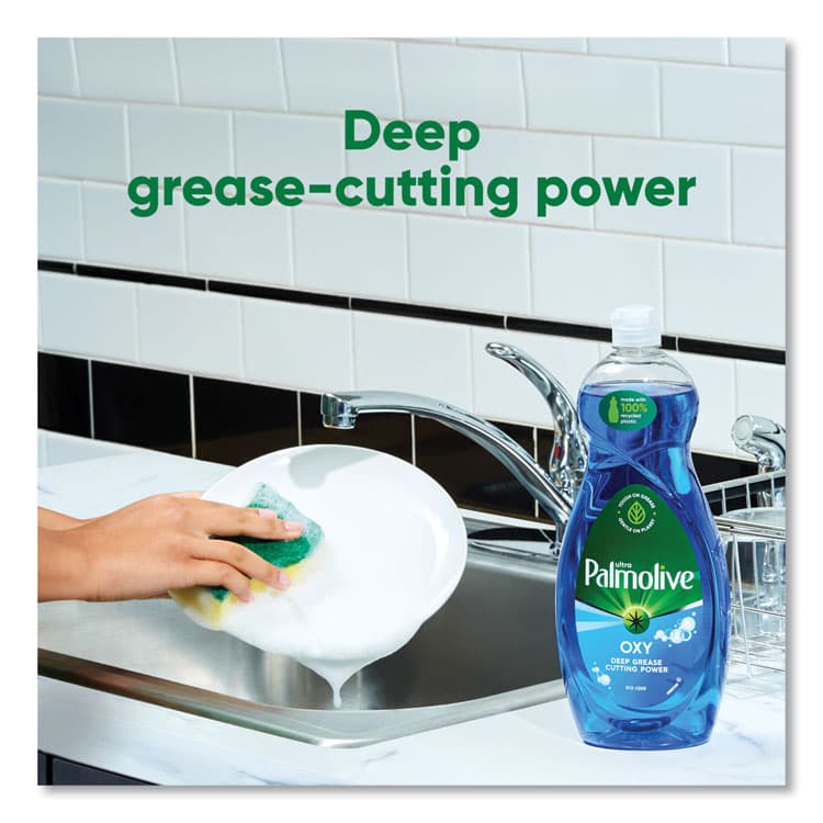COLGATE PALMOLIVE, IPD. Oxy Dishwashing Liquid, Fresh Scent, 32 oz Bottle, 9/Carton (CPCUS04273CT) thumbnail 3
