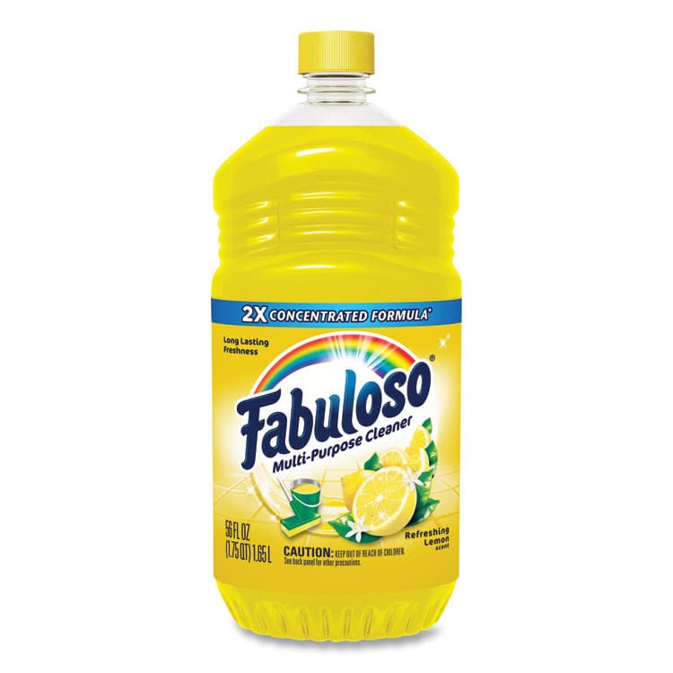COLGATE PALMOLIVE, IPD. Multi-Use Cleaner, Refreshing Lemon Scent, 56 oz Bottle, 6/Carton (CPCMX06157CT) thumbnail 2