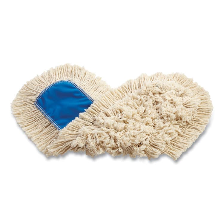 RUBBERMAID COMMERCIAL PROD. Kut-A-Way Dust Mop Head, Cotton, 24", White, 12/Carton (RCPFGK15300WH00) thumbnail 3