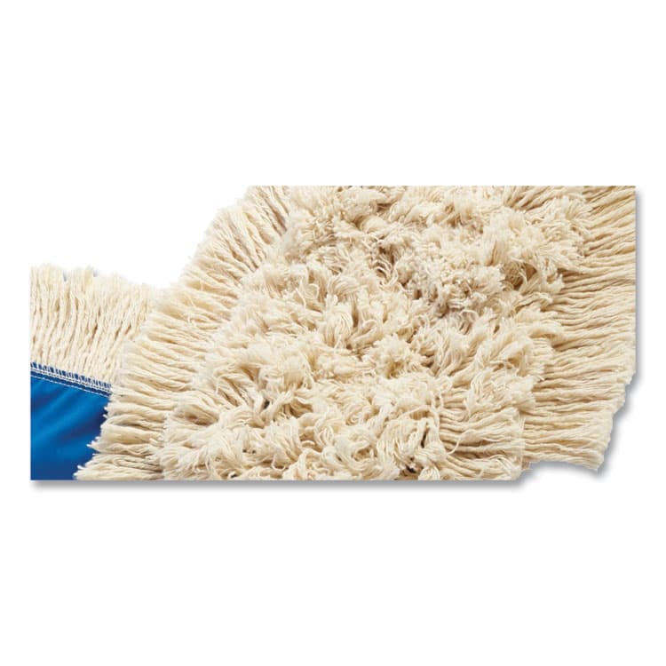 RUBBERMAID COMMERCIAL PROD. Kut-A-Way Dust Mop Head, Cotton, 24", White, 12/Carton (RCPFGK15300WH00) thumbnail 4