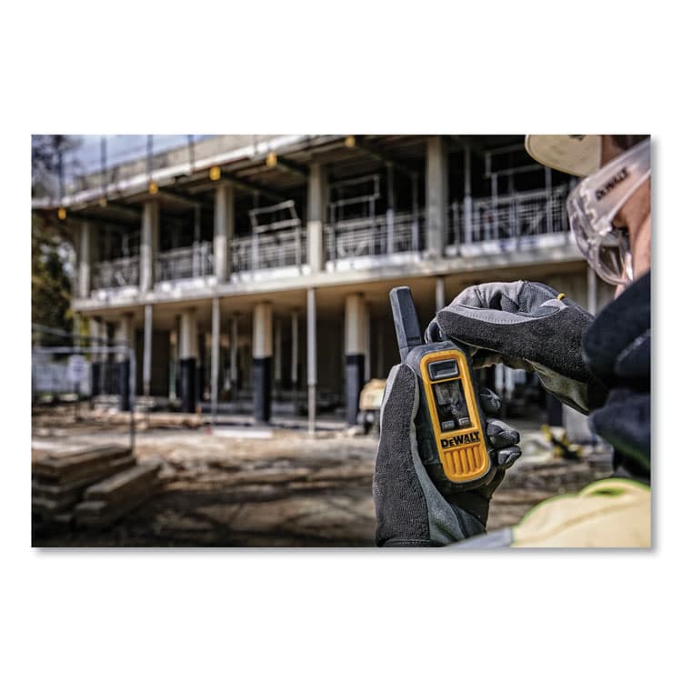 STANLEY BLACK & DECKER, . DXFRS300 Heavy-Duty Walkie Talkies, 2 Radios, 1 W, 22 Channels (SEHDXFRS300) thumbnail 4