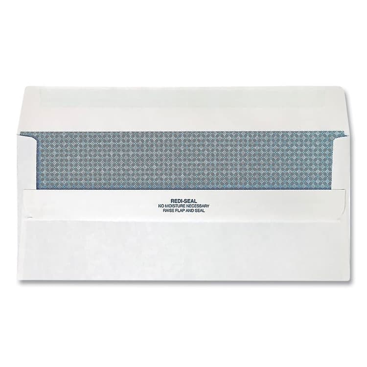QUALITY PARK PRODUCTS Redi-Seal Security-Tint Envelope, Address Window, #10, Commercial Flap, Redi-Seal Closure, 4.13 x 9.5, White, 500/Box (QUA21418) thumbnail 4