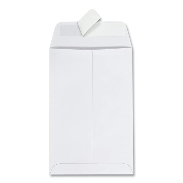 QUALITY PARK PRODUCTS Redi-Strip Catalog Envelope, #1, Cheese Blade Flap, Redi-Strip Adhesive Closure, 6 x 9, White, 100/Box (QUA44182) thumbnail 4