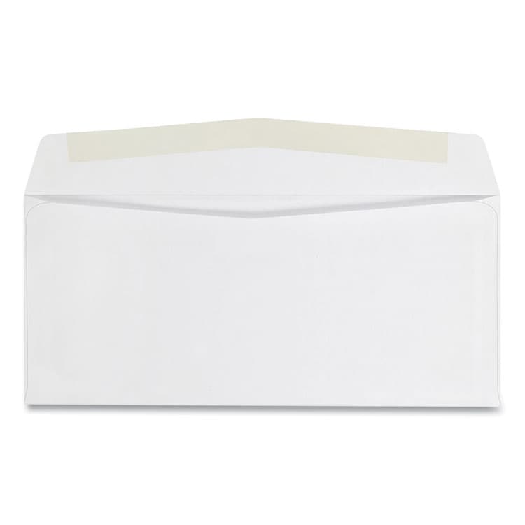 QUALITY PARK PRODUCTS Business Envelope, #10, Commercial Flap, Side Seam, Gummed Closure, 24 lb Bond Weight Paper, 4.13 x 9.5, White, 500/Box (QUA90020) thumbnail 2